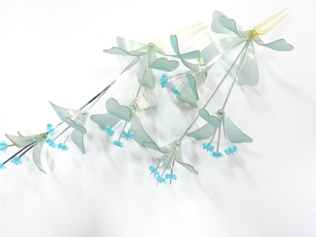 JAPANESE KIMONO / ANTIQUE HAIR ACCESSORY